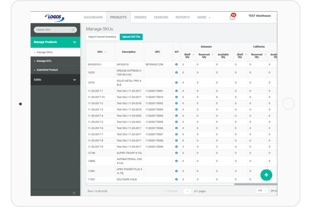 ecommerce fulfillment management system logos logistics