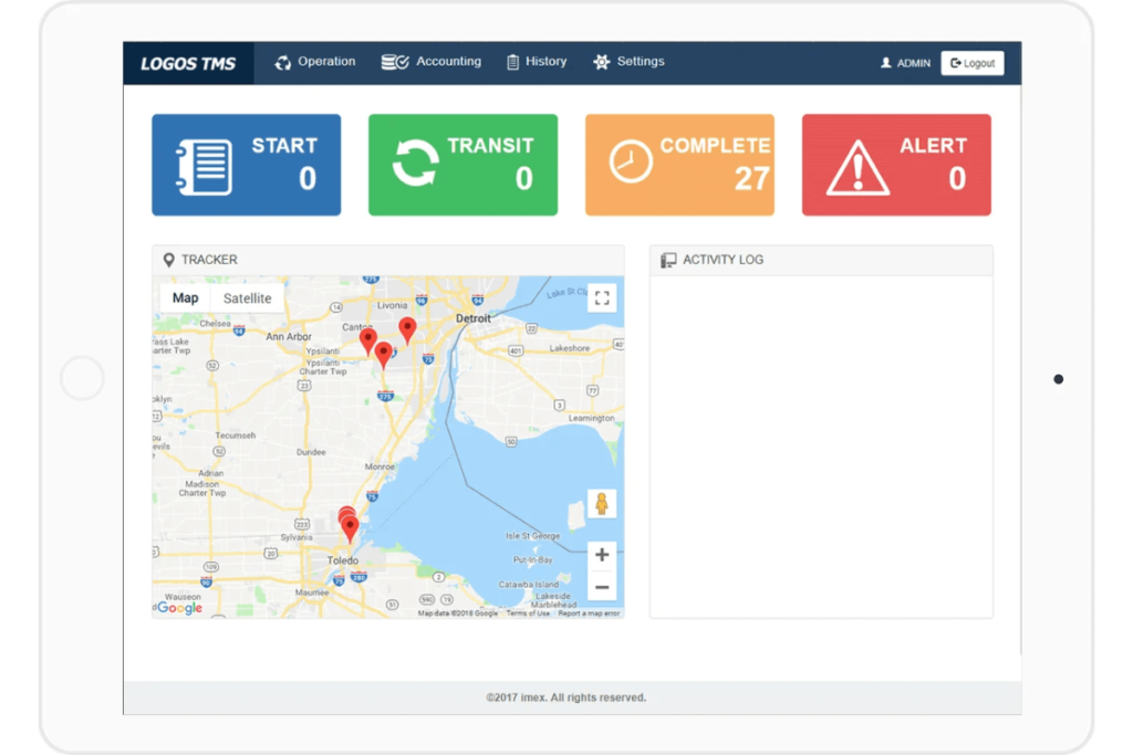 transportation management system tms technology logos logistics