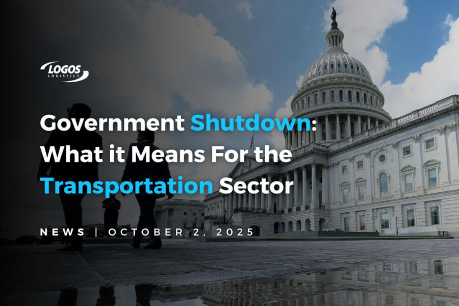 trucking and highway programs to continue despite federal dot shutdown logos logistics