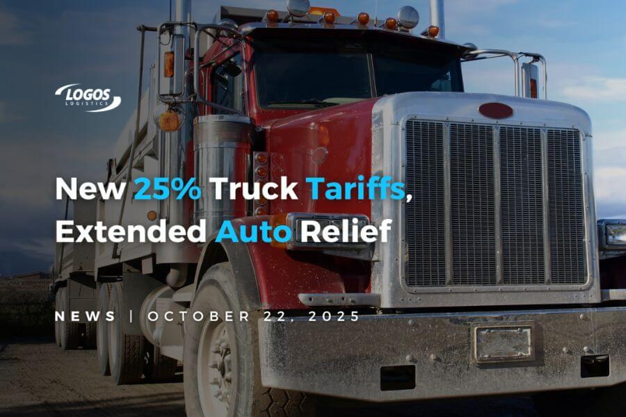 update new tariffs on trucks and buses extension of key relief for us automakers logos logistics