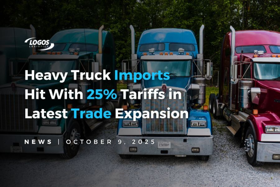 usa targets heavy truck imports with new 25 percent tariffs in latest trade expansion logos logistics