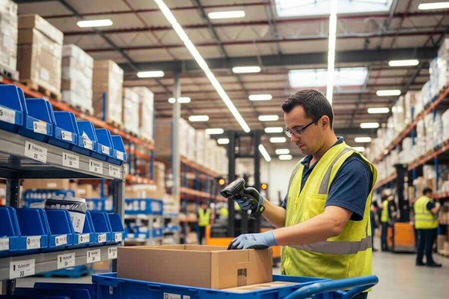 cluster picking 3pl glossary logos logistics