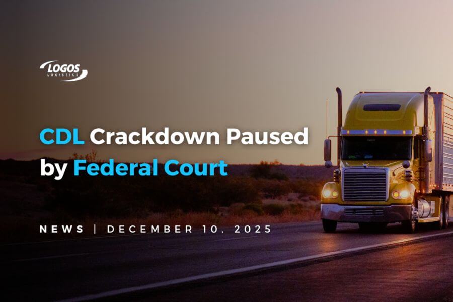 federal court pauses cdl restrictions temporarily saving thousands of trucking jobs logos logistics