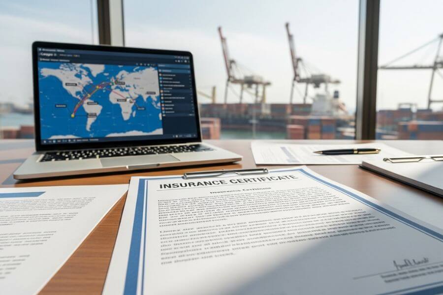 insurance certificate 3pl glossary logos logistics