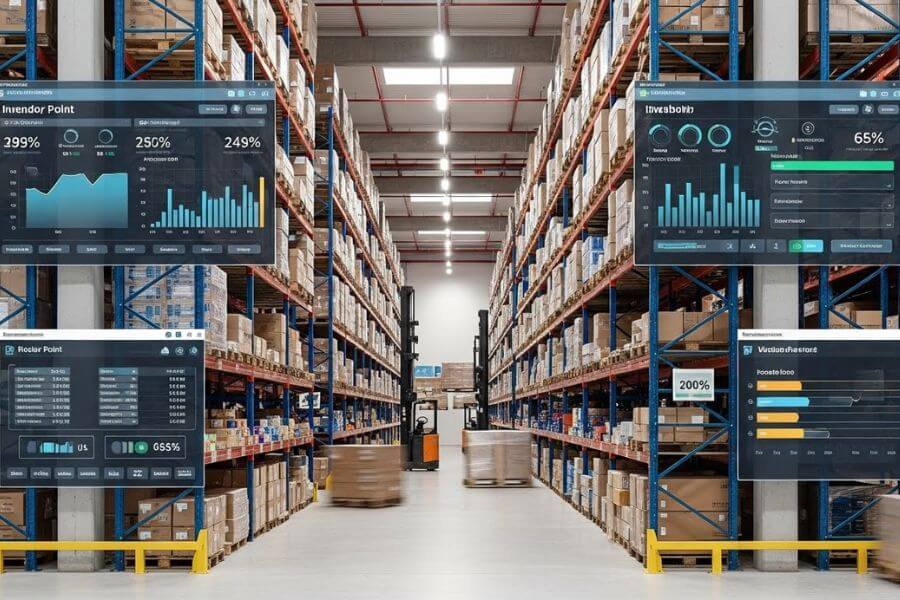 reorder point 3pl glossary logos logistics