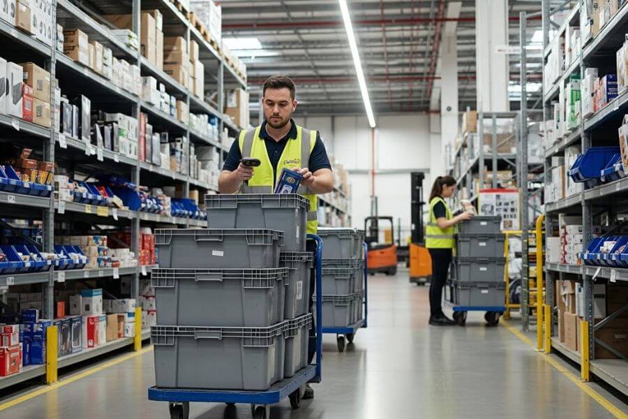 wave picking 3pl glossary logos logistics