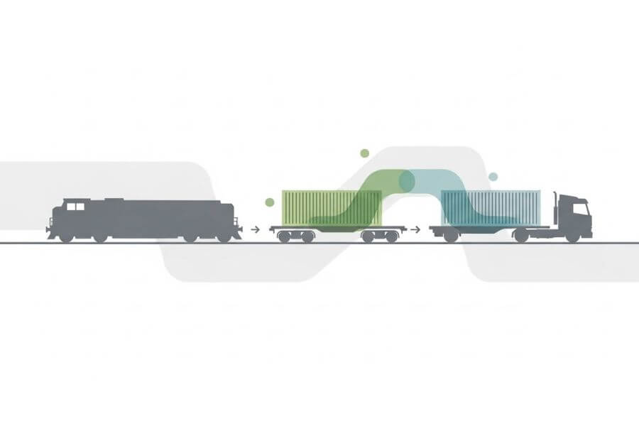 intermodal and rail freight freight brokerage services logos logistics