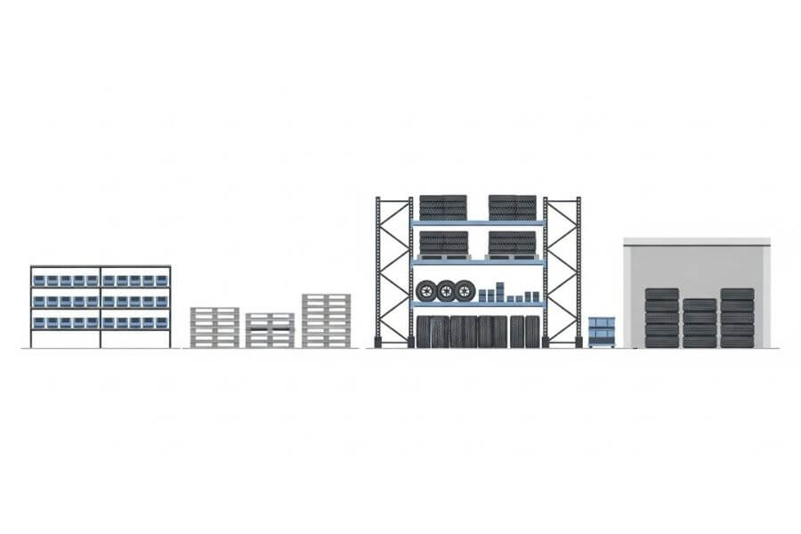 tailored storage solutions for auto parts logos logistics