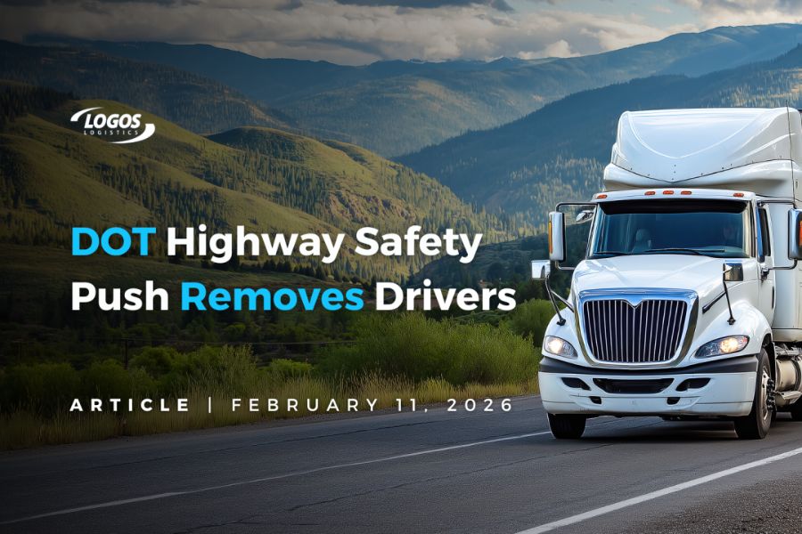DOT Takes Nearly 2,000 Commercial Drivers & Vehicles Out of Service in Safety Crackdown logos logistics