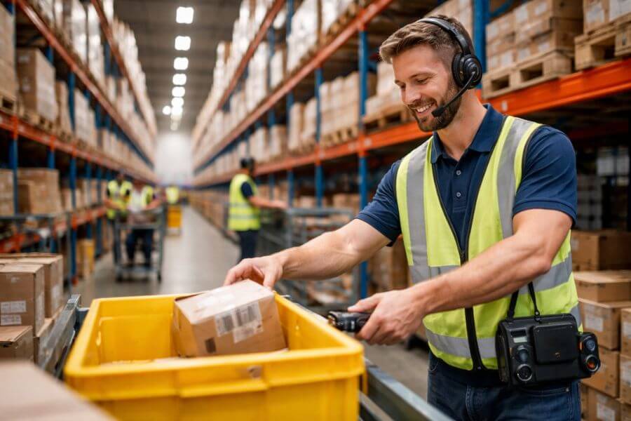 what is voice picking definition how it works components benefits faqs logos logistics