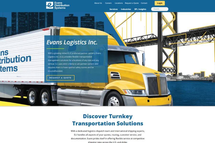 evans logistics top 3pl companies in usa 2026 logos logistics