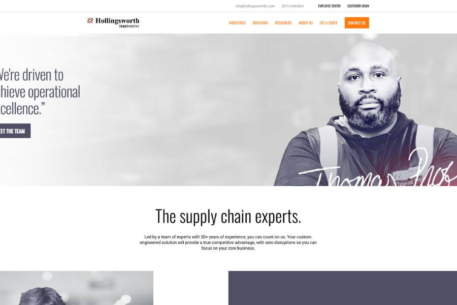 hollingsworth top 3pl companies in usa 2026 logos logistics