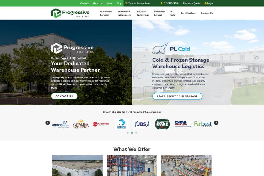 progressive logistics top 3pl companies in usa 2026 logos logistics