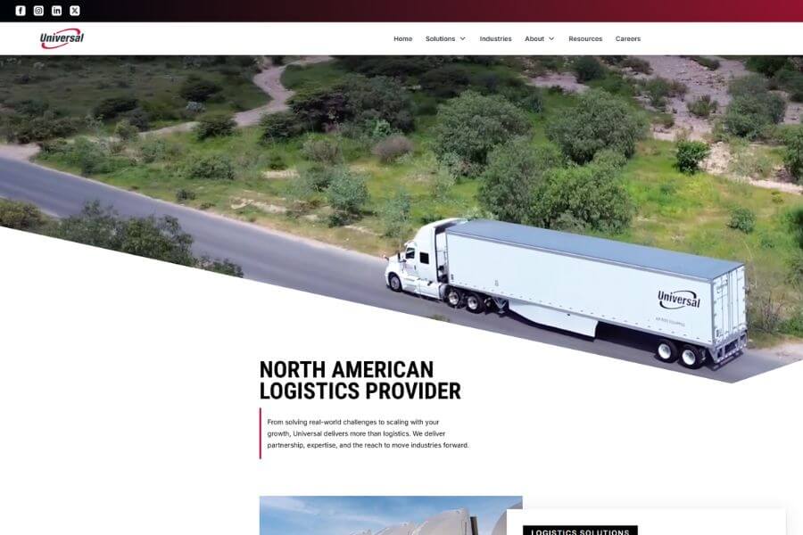 universal logistics top 3pl companies in usa 2026 logos logistics