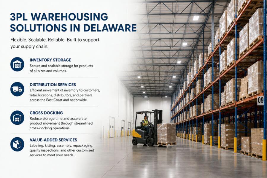 3pl warehousing solutions in delaware logos logistics