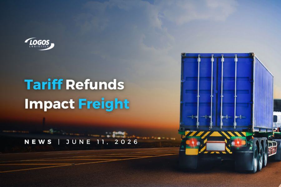 Tariff Refunds Reshape Cash Flow for U.S. Trucking and Warehousing logos logistics
